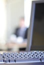 Computer Keyboard Blur Royalty Free Stock Photo