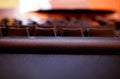 Computer keyboard buttons closeup backdrop Royalty Free Stock Photo