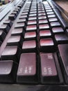 Computer keyboard close up image.