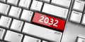 2032 - computer keyboard Royalty Free Stock Photo