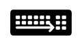 Computer Keyboard Data Entry, Typing and Digital Input Device, vector design Generative AI Royalty Free Stock Photo