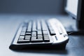 Computer keyboard detail background Royalty Free Stock Photo