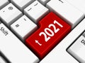 Computer keyboard 2021 #2 Royalty Free Stock Photo