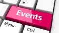 Computer keyboard events