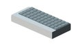 Computer Keyboard Icon, Essential Typing and Data Input, vector design Generative AI Royalty Free Stock Photo
