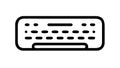 Computer Keyboard Input Icon: Typing, Data Entry, and Digital Interaction, vector design Generative AI Royalty Free Stock Photo