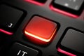 Computer keyboard key with blank, empty space to add letters, text, logo or design. Ai generative Royalty Free Stock Photo