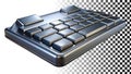 Computer keyboard keys, technology and input device png transparent image Generative AI Royalty Free Stock Photo