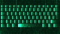 Computer keyboard and matrix coding