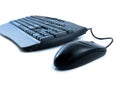 Computer keyboard and mouse Royalty Free Stock Photo