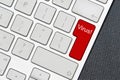 Computer keyboard with word Virus Royalty Free Stock Photo