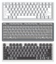 Computer keyboards, vector Royalty Free Stock Photo
