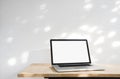 Computer Laptop Blank Screen for Mockup Creative Design Technol