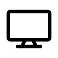 Computer Line Style vector icon which can easily modify or edit Royalty Free Stock Photo