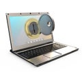Computer security concept
