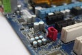 Computer mainboard pcÃÂ± socket Royalty Free Stock Photo