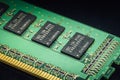 Computer memory board Royalty Free Stock Photo