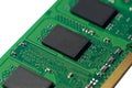 Computer memory chip Royalty Free Stock Photo