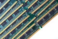 computer memory chips Royalty Free Stock Photo