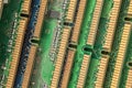 Computer memory module DDR SDRAM Royalty Free Stock Photo