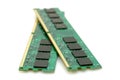 Computer memory modules Royalty Free Stock Photo