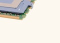 Computer memory modules on the white background Royalty Free Stock Photo