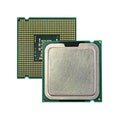 . Computer microprocessors, isolated on a white background.