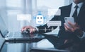 Computer mobile application use artificial intelligence chatbots automatically respond to online messages to help customers