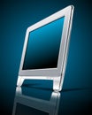 Modern computer monitor Royalty Free Stock Photo