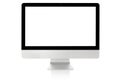 Computer monitor with blank screen Royalty Free Stock Photo