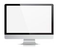 Computer Monitor Display Isolated Royalty Free Stock Photo