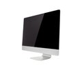 Computer Monitor, like mac with blank screen. Royalty Free Stock Photo