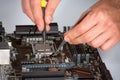 Computer motherboard repair process