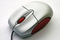 Computer mouse from diagonal view Royalty Free Stock Photo