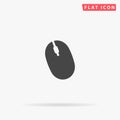 Computer Mouse flat vector icon Royalty Free Stock Photo
