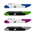 Computer mouse in the form of pens in vector.Computer mouse for drawing. Royalty Free Stock Photo