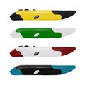 Computer mouse in the form of pens in vector.Computer mouse for drawing. Royalty Free Stock Photo