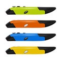 Computer mouse in the form of pens in vector.Computer mouse for drawing. Royalty Free Stock Photo