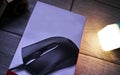 Computer mouse for gamers, can be used in games and on a personal computer. Details and close-up