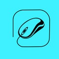 Computer mouse icon isolated vector illustration Royalty Free Stock Photo