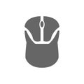 Computer mouse Icon in trendy flat style isolated on grey background, for your web site design, app, logo, UI. Vector Royalty Free Stock Photo