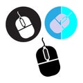 computer mouse icon vector illustration symbol design Royalty Free Stock Photo