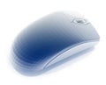 Computer mouse illustration Royalty Free Stock Photo