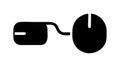 Computer Mouse Input Icon, Digital Peripheral Device Vector, vector design Generative AI Royalty Free Stock Photo