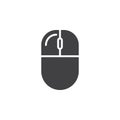 Computer mouse left click icon vector Royalty Free Stock Photo