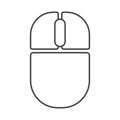 Computer mouse outline icon