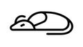Computer Mouse Peripheral Icon, Desktop Input Device Symbol, vector design Generative AI Royalty Free Stock Photo