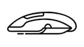 Computer Mouse Peripheral Icon, Digital Input Device, vector design Generative AI Royalty Free Stock Photo