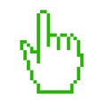 Hand mouse pointer. Computer mouse pointer hand icon. Royalty Free Stock Photo