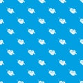 Computer mouse repair pattern vector seamless blue